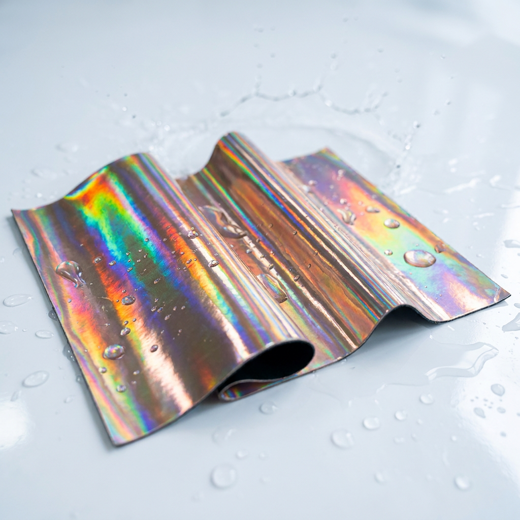 Holographic Laserable Leatherette Sheet cum tenaces / sine tenaces