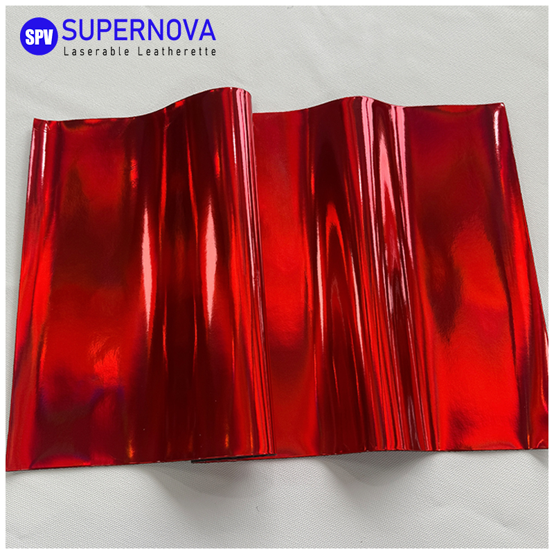 Holographic Laserable Leatherette Sheet cum tenaces / sine tenaces
