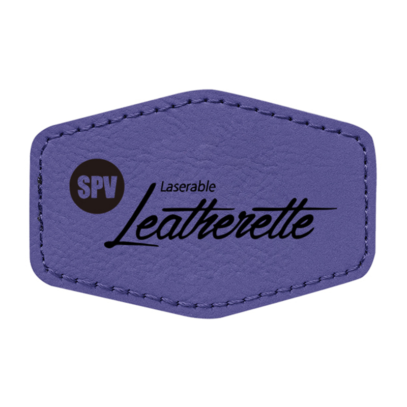 3 1/2' x 2 1/2' Hex Leatherette Patches 3 1/2' x 2 1/2' Hex Leatherette Patches