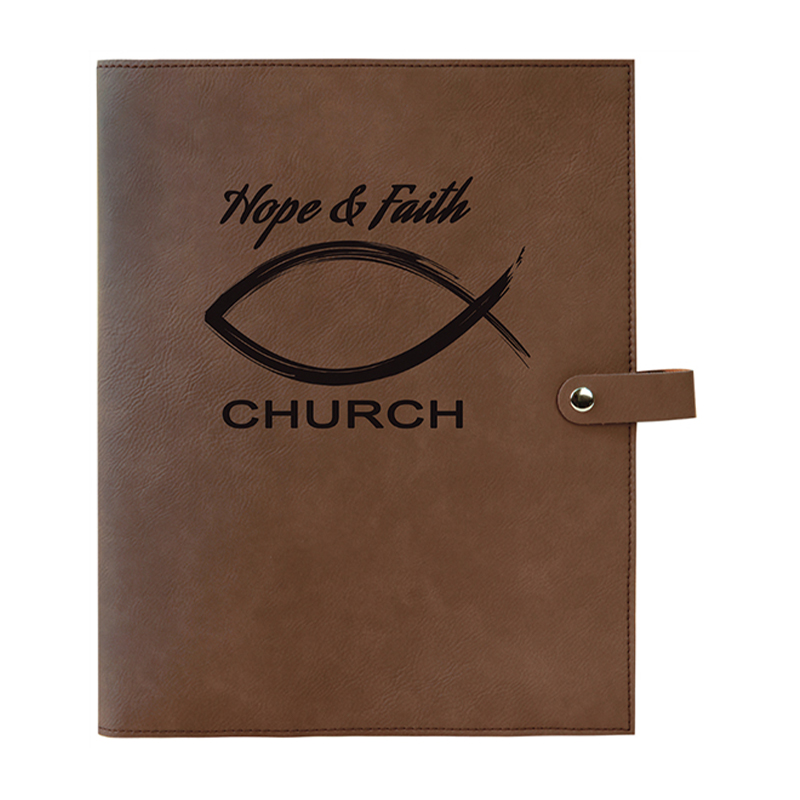Leatherette Book Cover cum Snap conclusione
