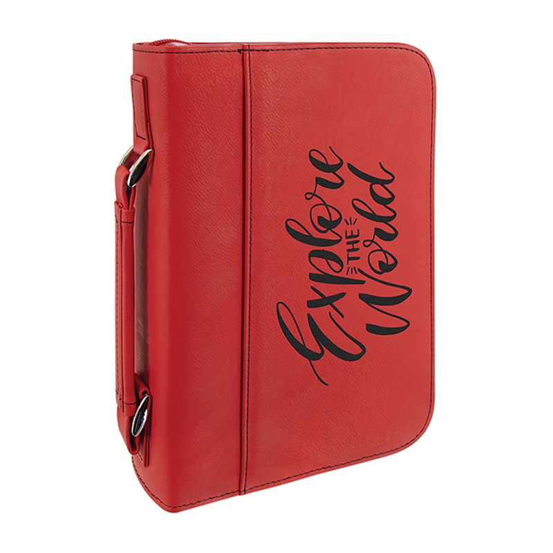 6 3/4' x 9 1/4' Leatherette Cover with Zipper Closure