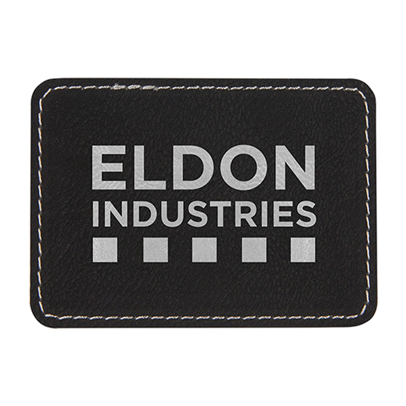 3 1/2' x 2 1/2' Rectangle Leatherette Patches