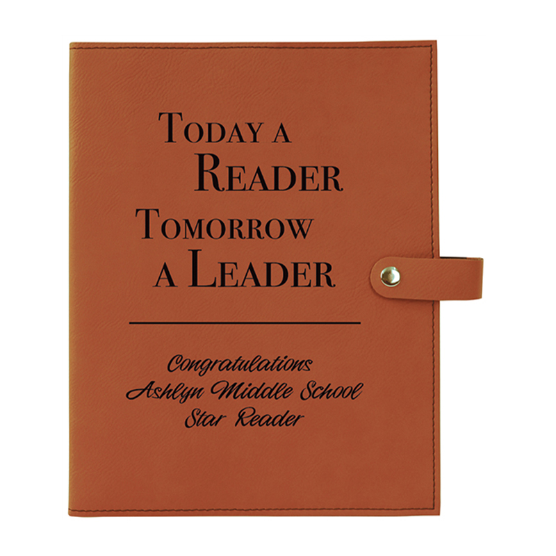 Leatherette Book Cover cum Snap conclusione