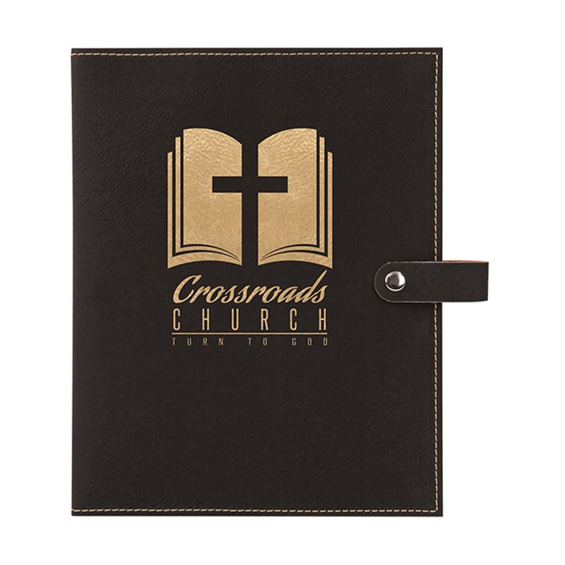 Leatherette Book Cover cum Snap conclusione