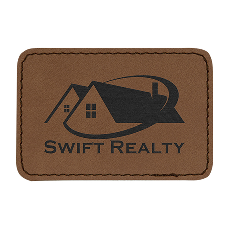 3' x 2' Rectangulum Leatherette Patches