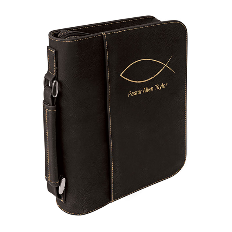 7 1/2'-10 3/4' Leatherette Cover cum Zipper clausurae