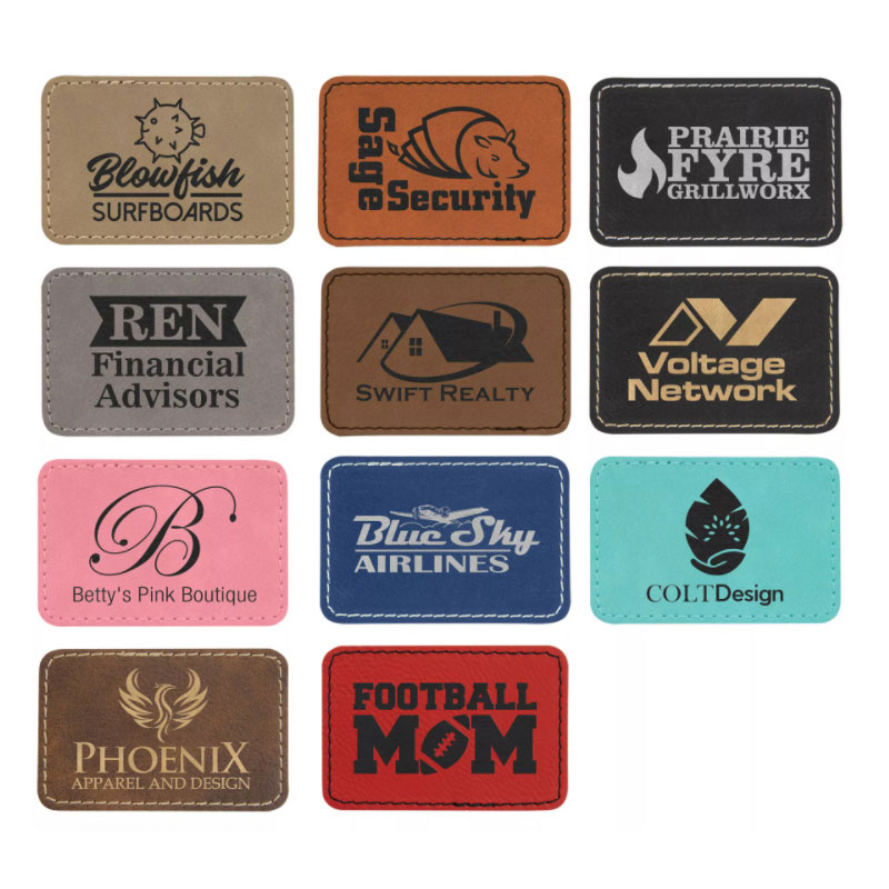 3' x 2' Rectangulum Leatherette Patches