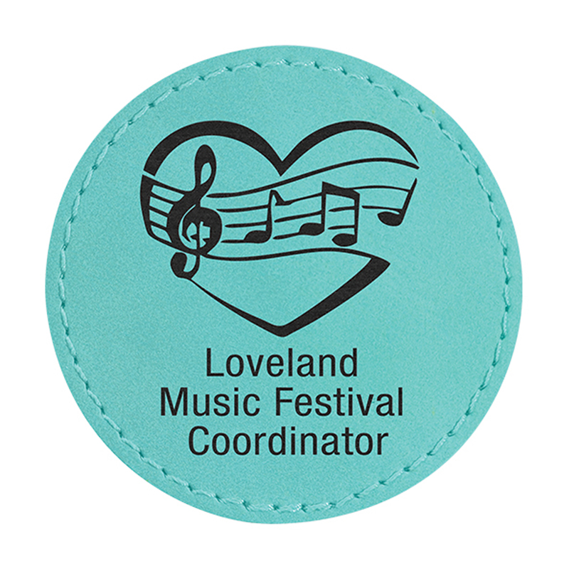 Laserable Leatherette circa VI-Coaster Set