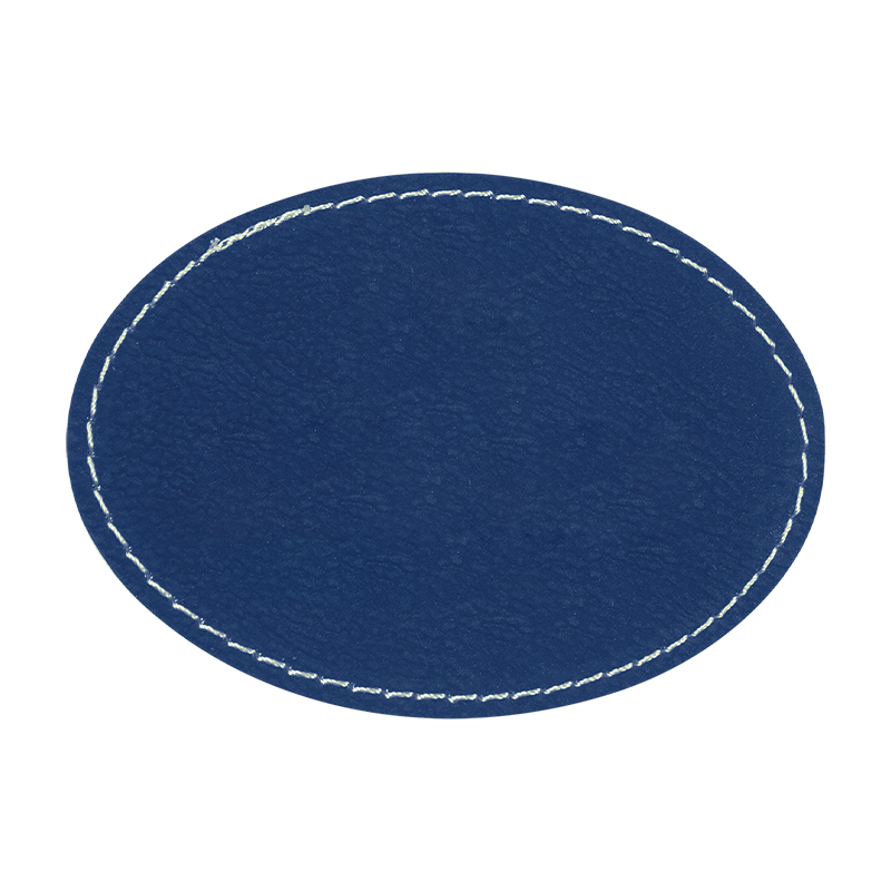 3 1/2' x 2 1/2' Oval Leatherette Patches