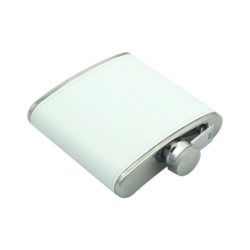 7 oz. Sublimatio Leatherette Steel Flask 7 oz. Sublimatio Leatherette Steel Flask