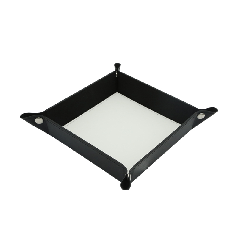 6' x 6' Sublimation Leatherette Folding Snap Tray 6' x 6' Sublimation Leatherette Folding Snap Tray