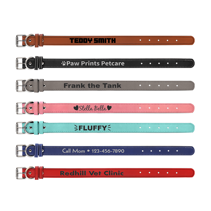 19' x 1' Leatherette Pet Collars