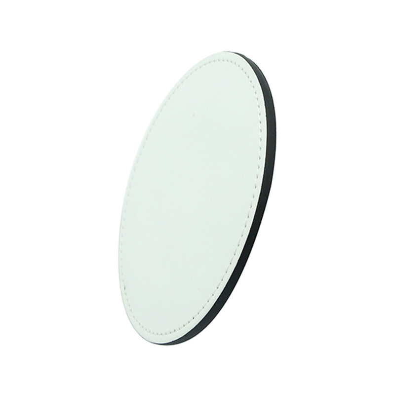 Sublimatione PU Leather Mug Coaster -Round