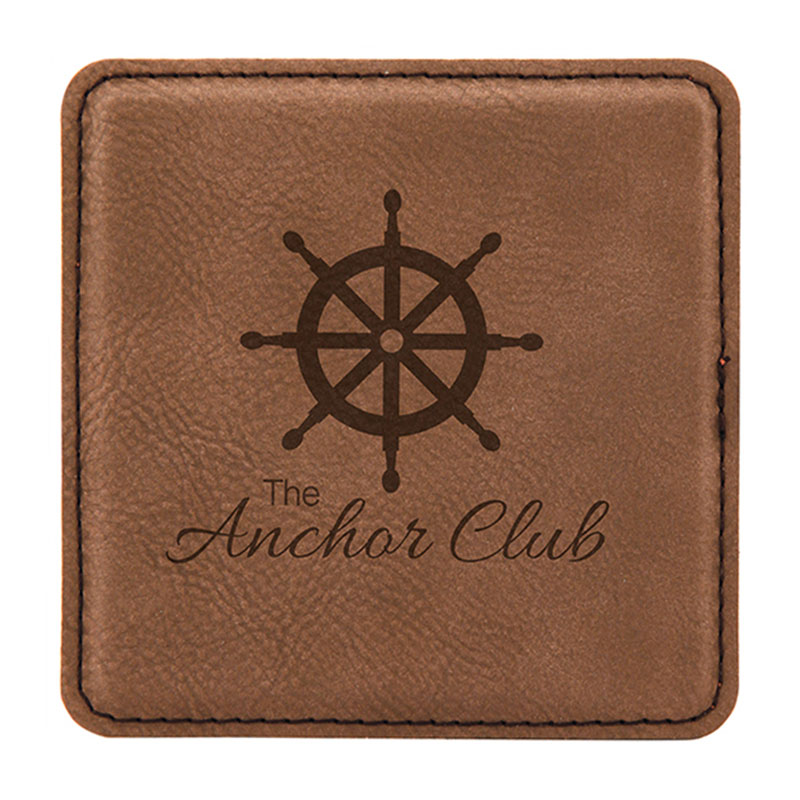 4' x 4' Quadratum Leatherette Coasters 4' x 4' Quadratum Leatherette Coasters