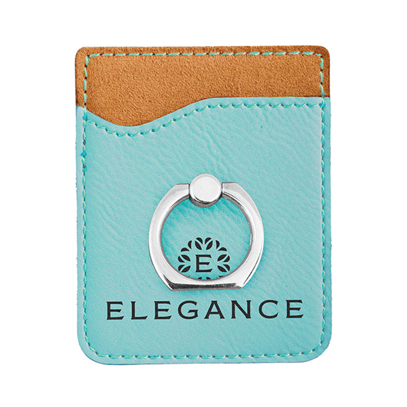 Laserable Leatherette Phone peram Ring