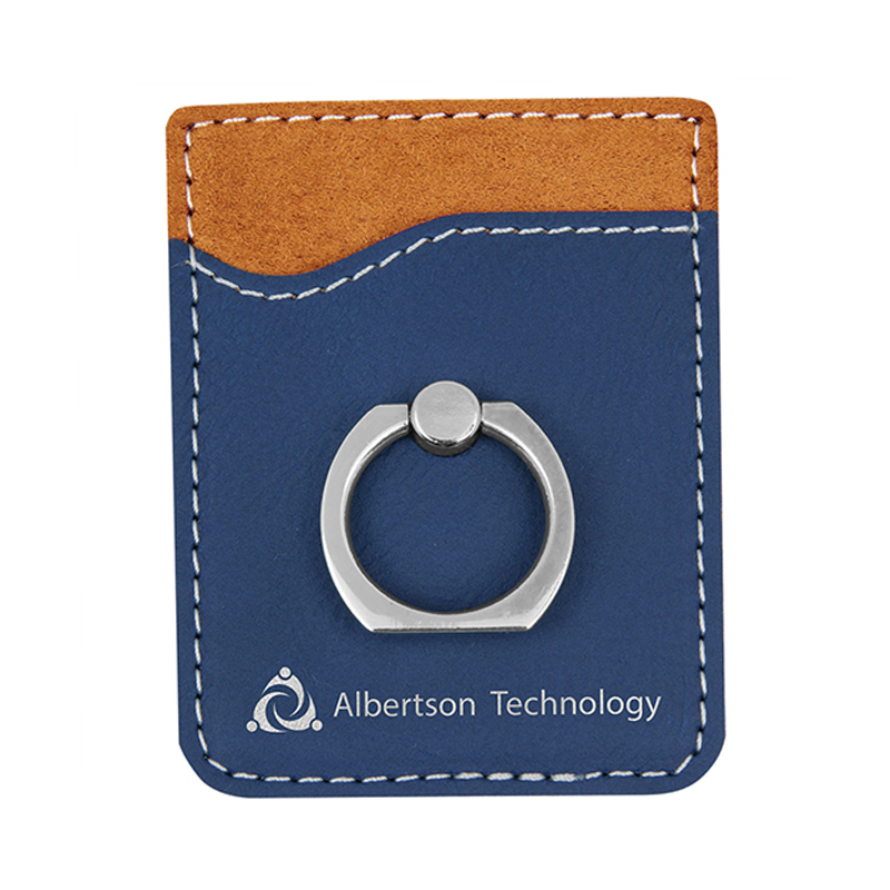 Laserable Leatherette Phone peram Ring