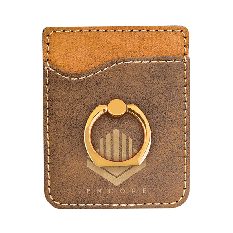 Laserable Leatherette Phone peram Ring