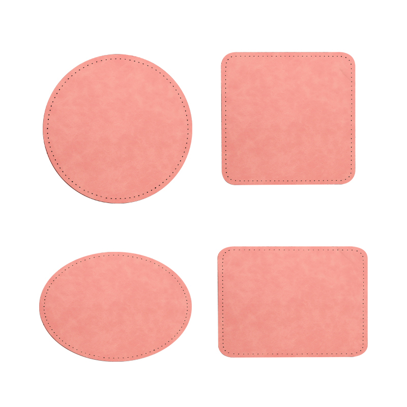 3' x 2' Rectangulum Sublimationis Leatherette Patches cum Adhesive