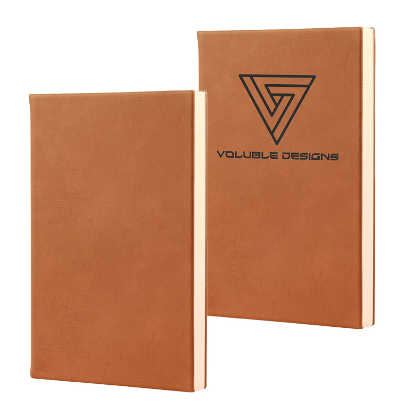 5 1/4' x 8 1/4' Leatherette Journals