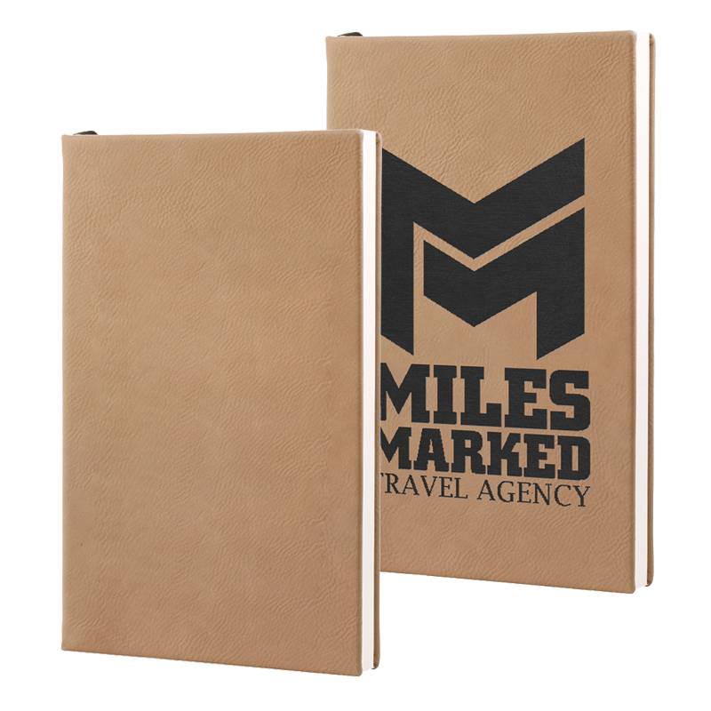 5 1/4' x 8 1/4' Leatherette Journals