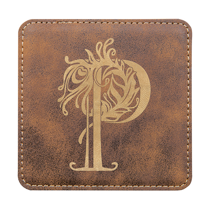 4' x 4' Quadratum Leatherette Coasters 6-Coaster Pone cum Holder 4' x 4' Quadratum Leatherette Coasters 6-Coaster Pone cum Holder