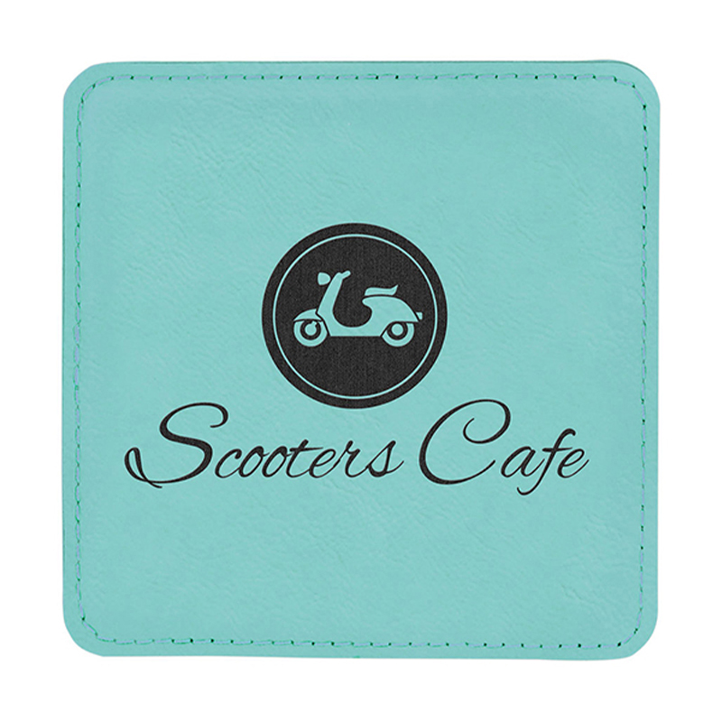 4' x 4' Quadratum Leatherette Coasters 4' x 4' Quadratum Leatherette Coasters