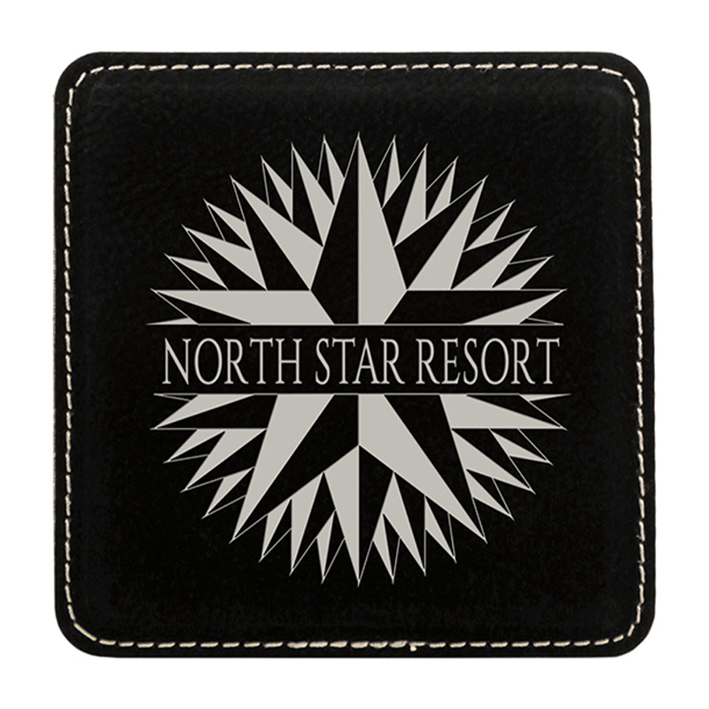 4' x 4' Quadratum Leatherette Coasters 4' x 4' Quadratum Leatherette Coasters