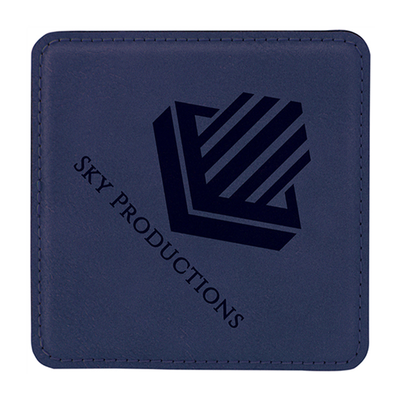 4' x 4' Quadratum Leatherette Coasters 6-Coaster Pone cum Holder 4' x 4' Quadratum Leatherette Coasters 6-Coaster Pone cum Holder