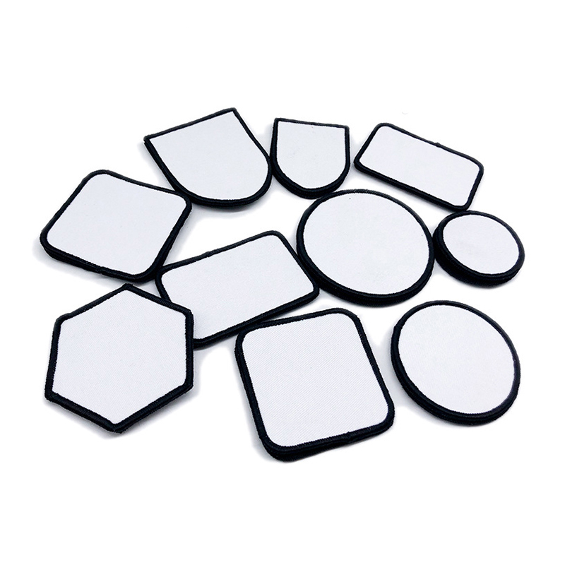 3 1/2' x 2 1/2' Rectang Sublimation Leatherette Patches with Adhesive