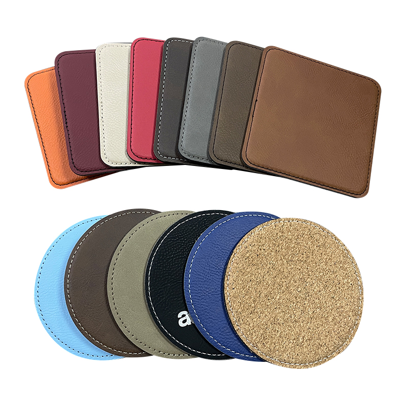 4' x 4' Quadratum Leatherette Coasters