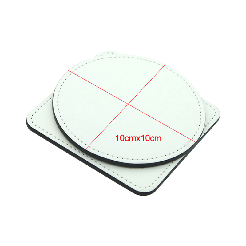 Sublimatione PU Leather Mug Coaster -Square