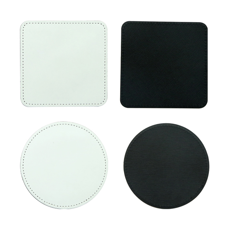 Sublimatione PU Leather Mug Coaster -Square