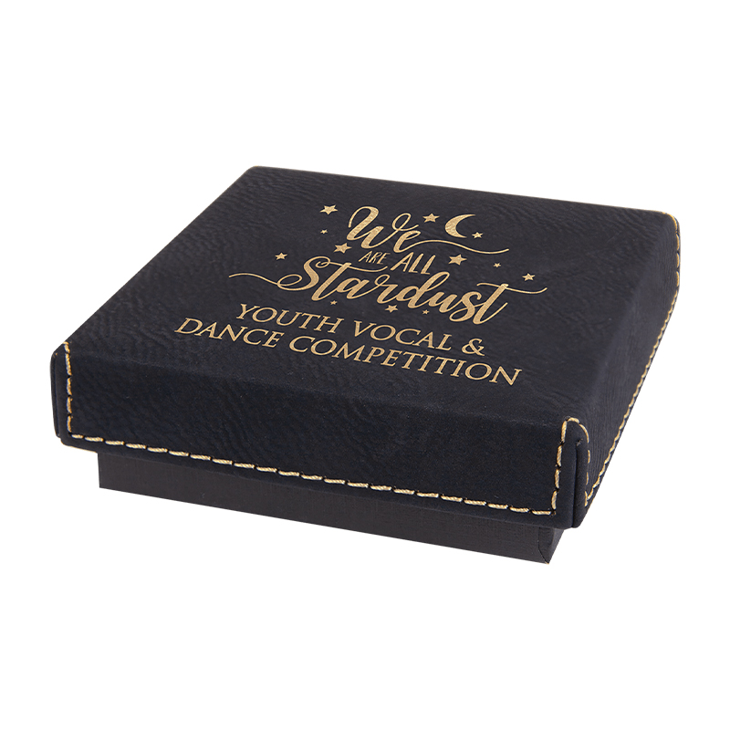 9 3/4' x 7' Gift Box cum Laserable Leatherette Lid