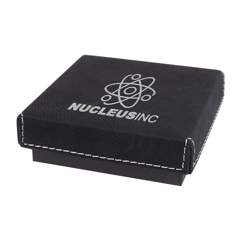 7 3/8' x 5 3/4' Gift Box cum Laserable Leatherette Lid