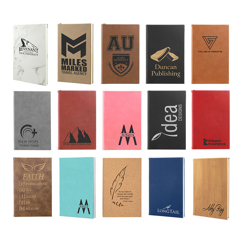 7' x 9 3/4' Leatherette Journals