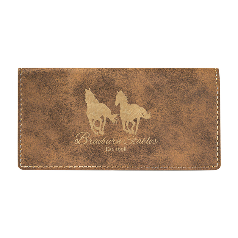 Laserable Leatherette Checkbook Covers
