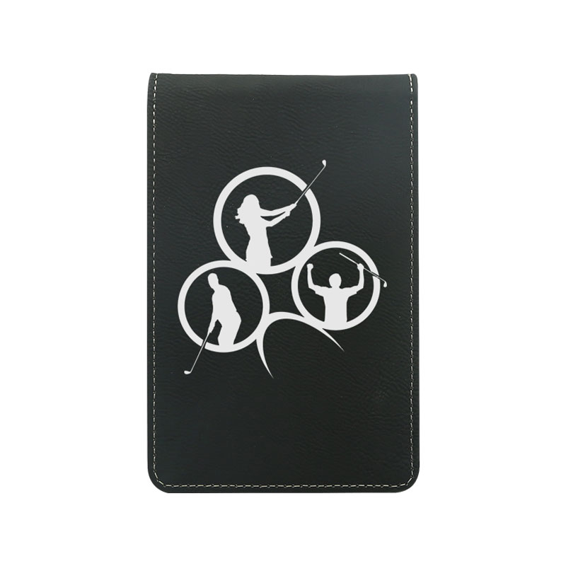 Laserable Leatherette Golf Scorecard Holder