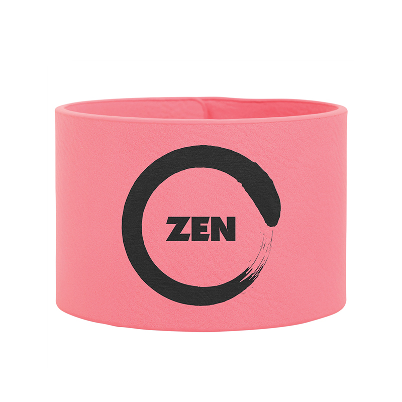 9 1/2' x 1' Laserable Leatherette Cuff Bracelet