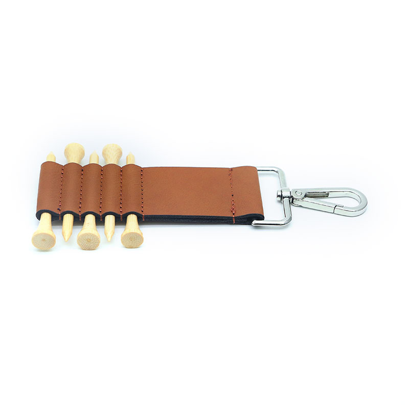 Laserable Leatherette Golf Bag Tag Keychain cum V lignea Tees