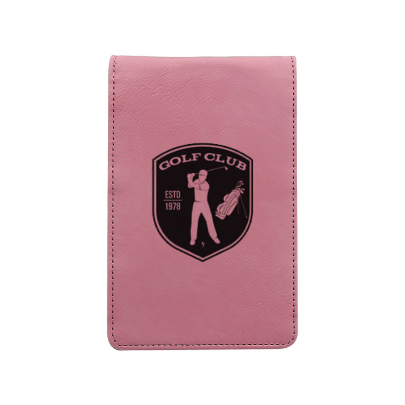Laserable Leatherette Golf Scorecard Holder