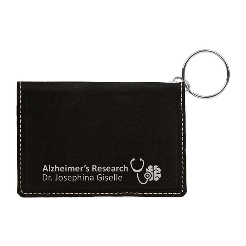 Laserable Leatherette id Holders