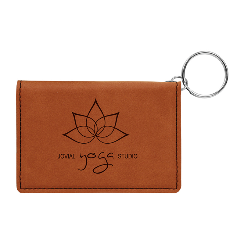 Laserable Leatherette id Holders