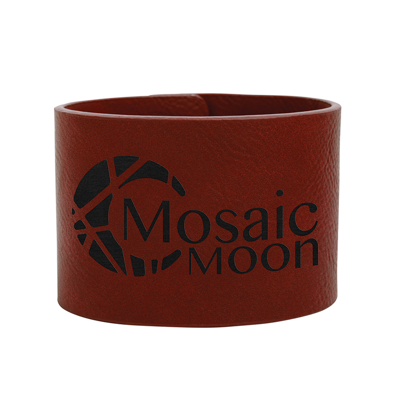 9 1/2' x 2' Laserable Leatherette Cuff Bracelet 9 1/2' x 2' Laserable Leatherette Cuff Bracelet