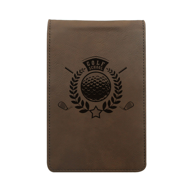 Laserable Leatherette Golf Scorecard Holder
