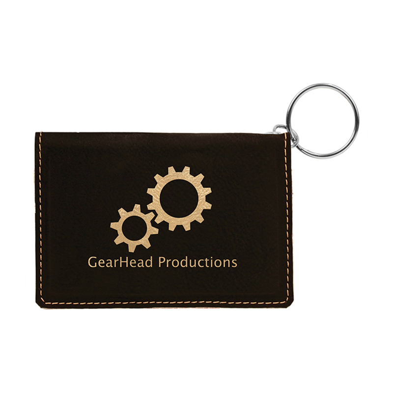 Laserable Leatherette id Holders
