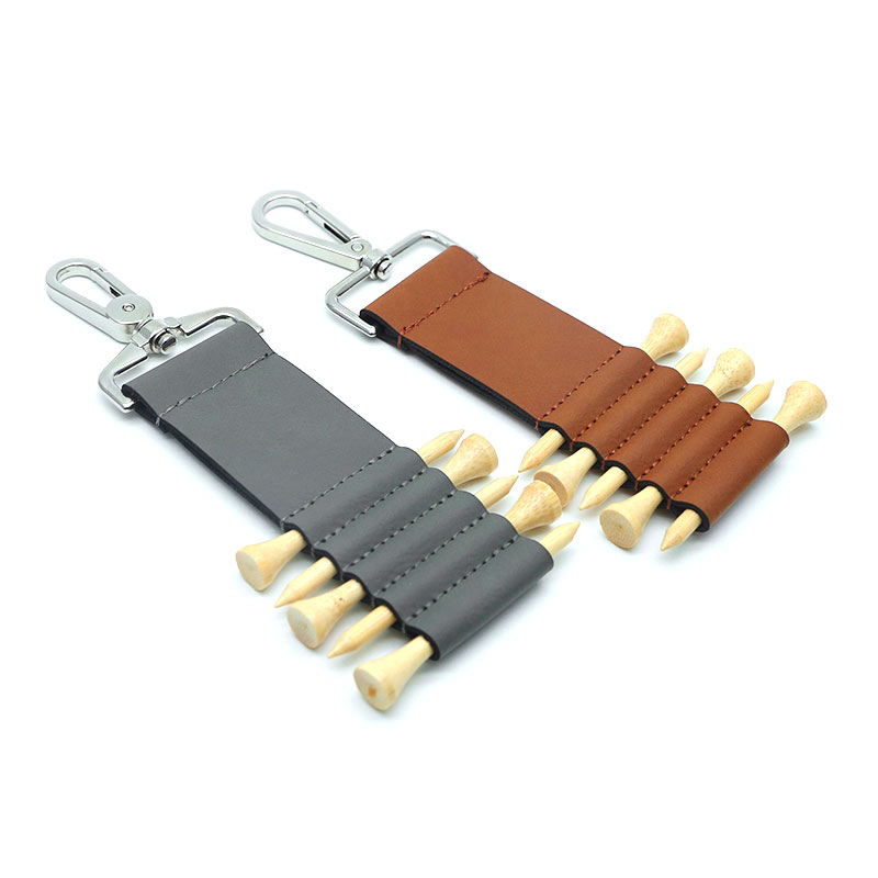 Laserable Leatherette Golf Bag Tag Keychain cum V lignea Tees