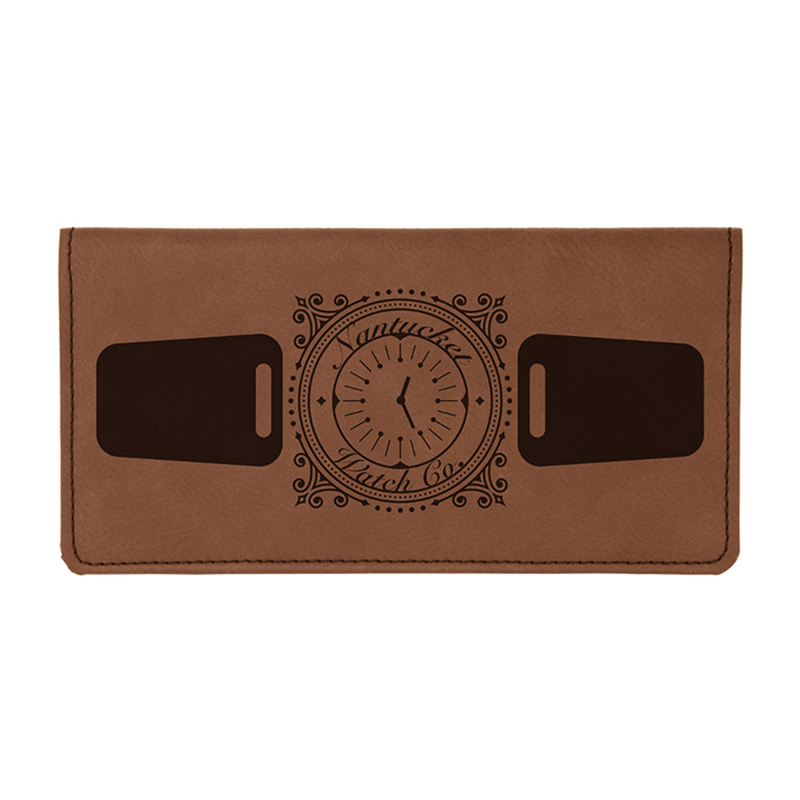 Laserable Leatherette Checkbook Covers