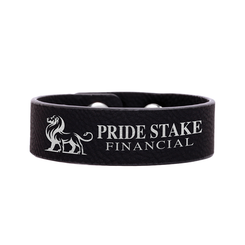 9 1/2' x 2' Laserable Leatherette Cuff Bracelet 9 1/2' x 2' Laserable Leatherette Cuff Bracelet