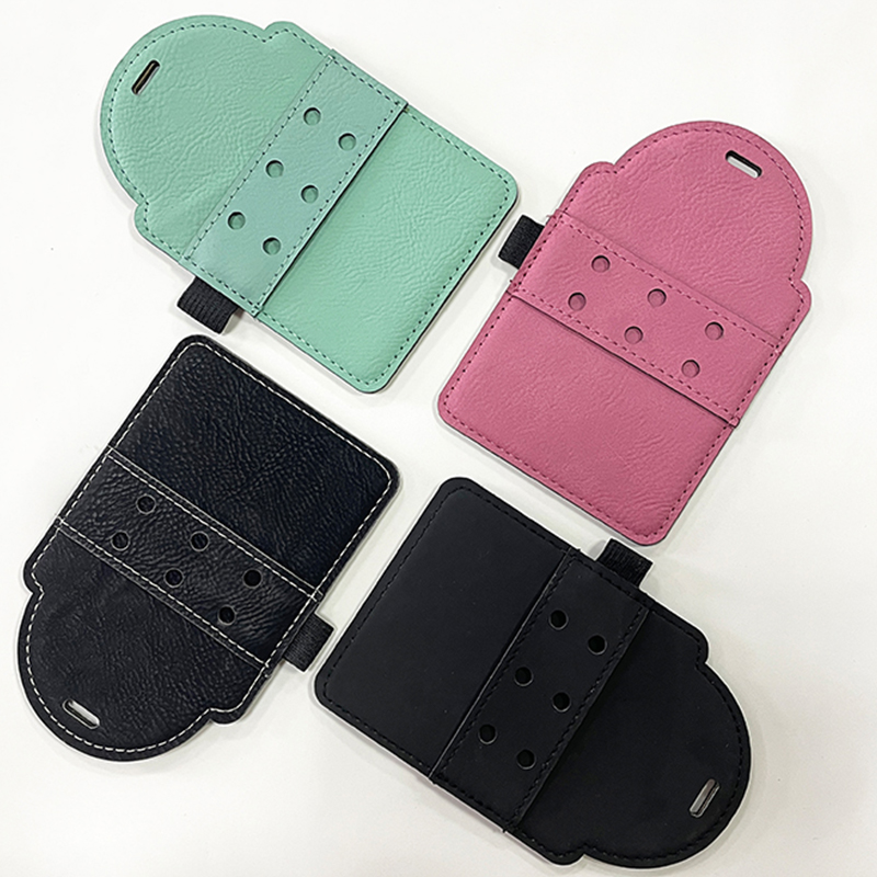 Laserable Leatherette Golf Bag Tag cum Tees