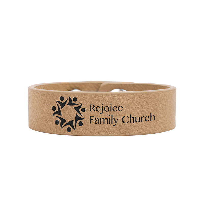 9 1/2' x 2' Laserable Leatherette Cuff Bracelet 9 1/2' x 2' Laserable Leatherette Cuff Bracelet